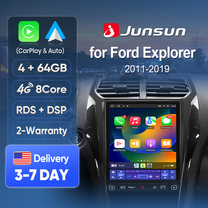 Japanese Traditional Lifestyle - Layar CarPlay Nirkabel Junsun untuk Ford