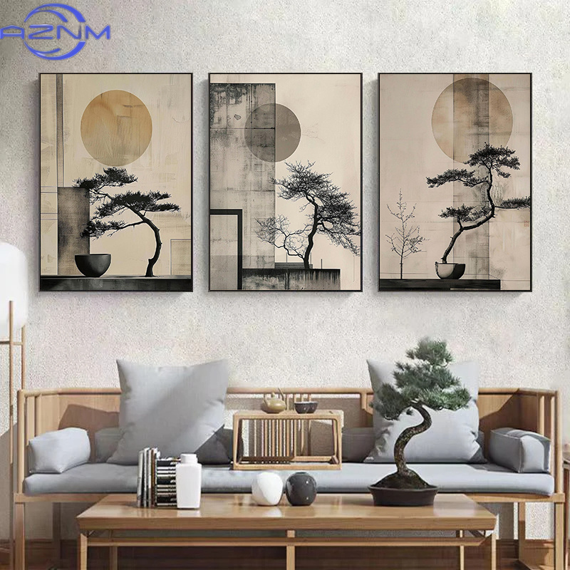 Japanese Zen Lifestyle - AZNM AZNM Poster dan Cetakan Lanskap