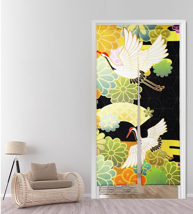 Noren Curtain Doorway - Tirai Pintu Gaya Jepang Noren dengan