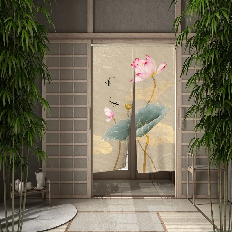 Noren Curtain Doorway - Pintu Noren Jepang Pintu Lukisan Tradisional