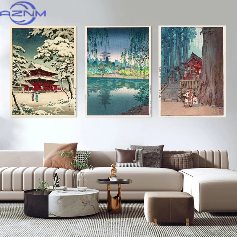 AZNM Poster Tradisional Jepang - Japanese Tokyo Lifestyle ulasan dan harga