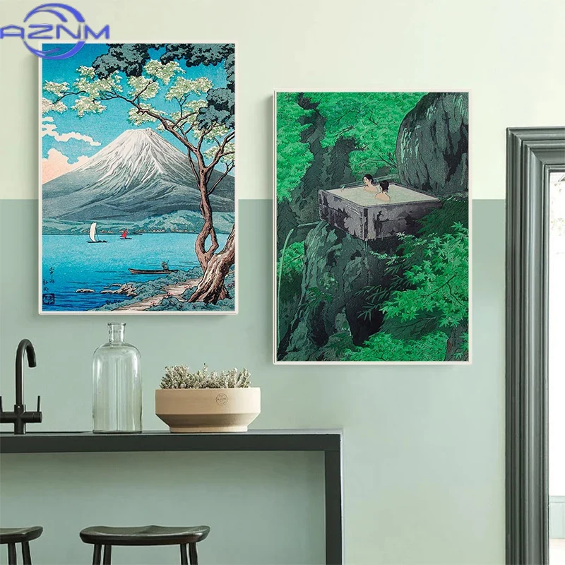 AZNM Poster Tradisional Jepang - Japanese Tokyo Lifestyle ulasan dan harga