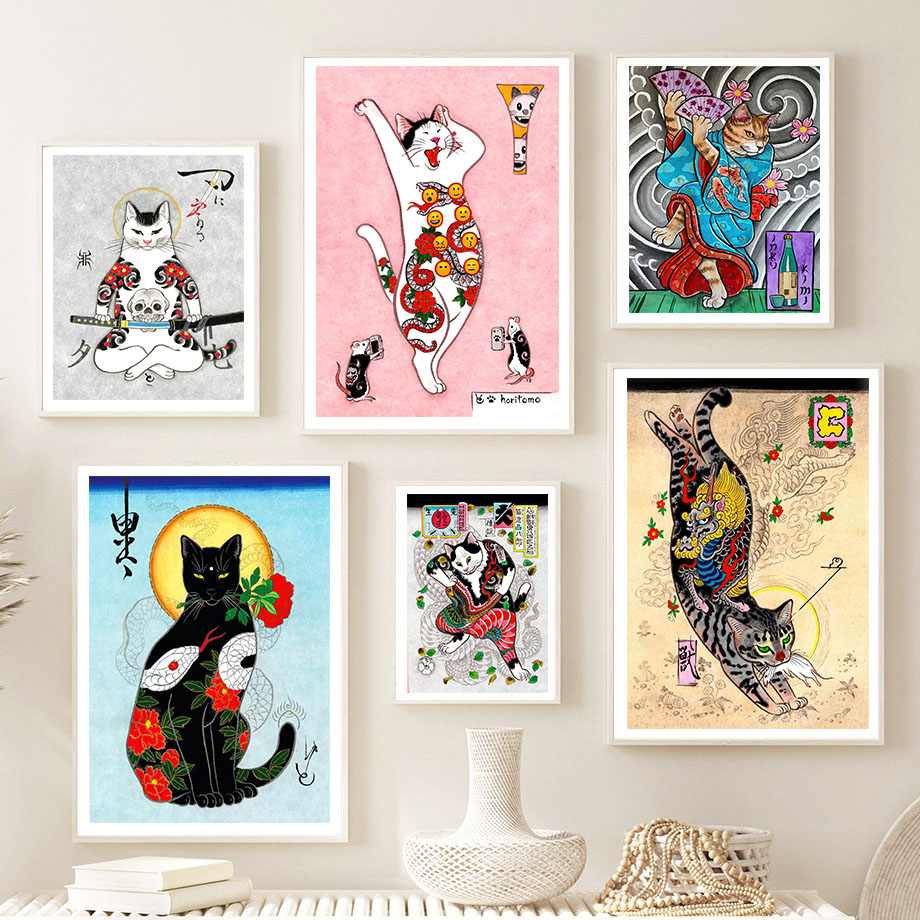 Seni Dinding Kucing Samurai Je - Japanese Lifestyle And Traditions ulasan dan harga