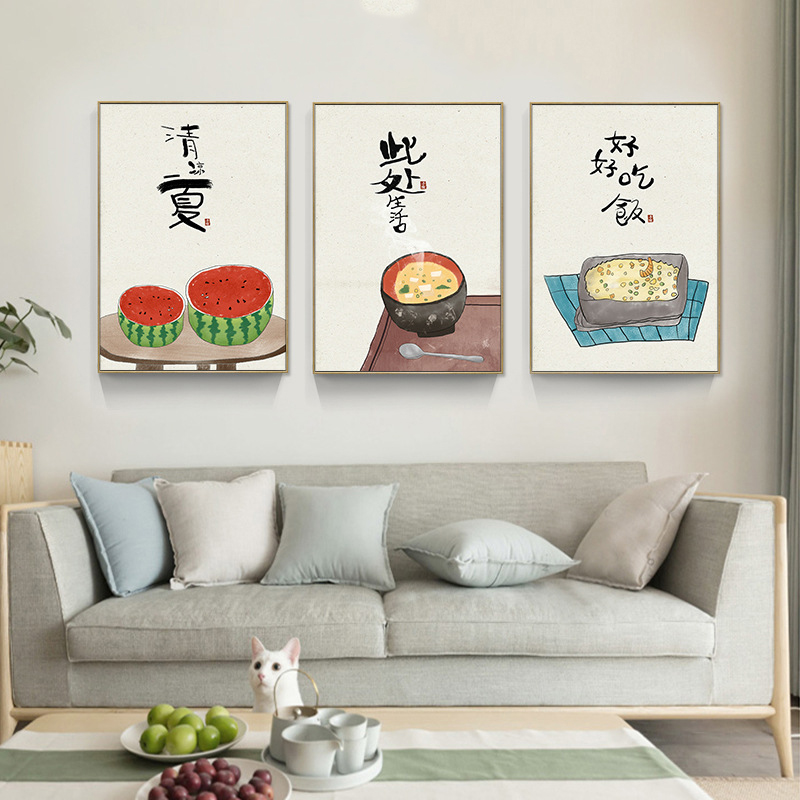 Lukisan kanvas dekorasi rumah  - Japanese Restaurant Lifestyle ulasan dan harga