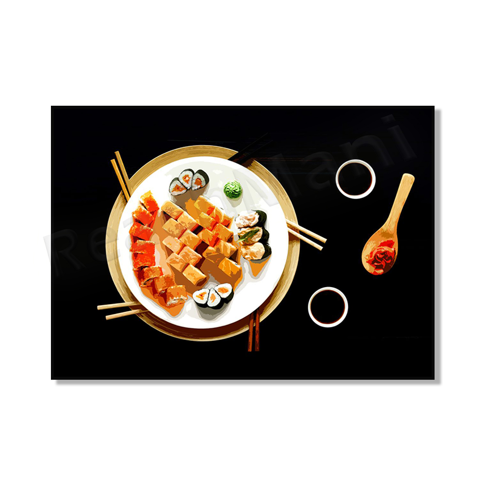 Lukisan Dekorasi Dinding Gaya  - Japanese Restaurant Lifestyle ulasan dan harga