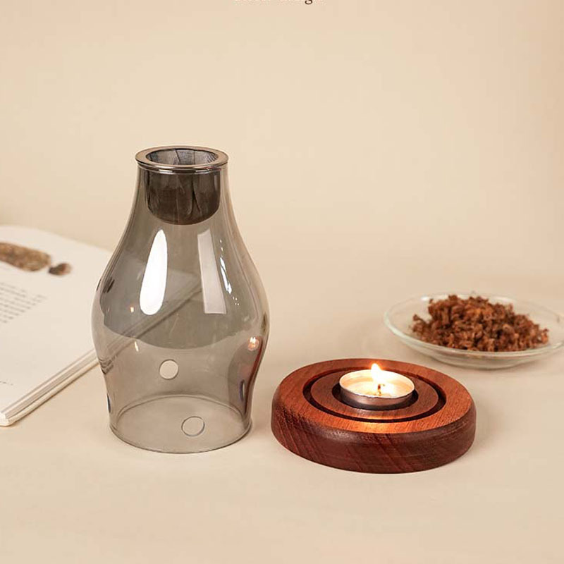 Tempat Lilin Kaca Gaya Jepang  - Japanese Candle Wax ulasan dan harga
