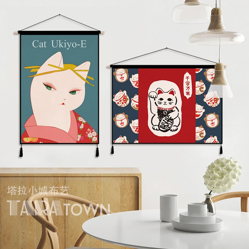Kain kucing keberuntungan Jepa - Japanese Restaurant Lifestyle ulasan dan harga