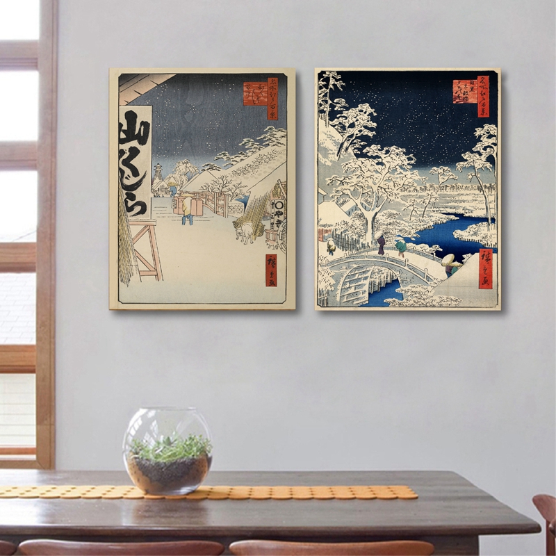 Poster Lukisan Kanvas Seni Din - Japanese Traditional Lifestyle ulasan dan harga
