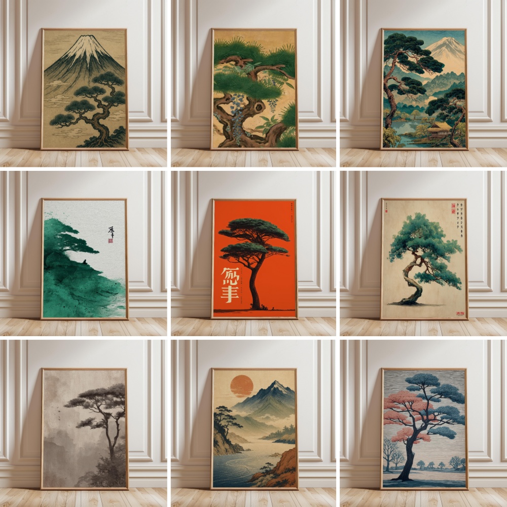 Poster Pemandangan Gunung Fuji - Japanese Zen Lifestyle ulasan dan harga