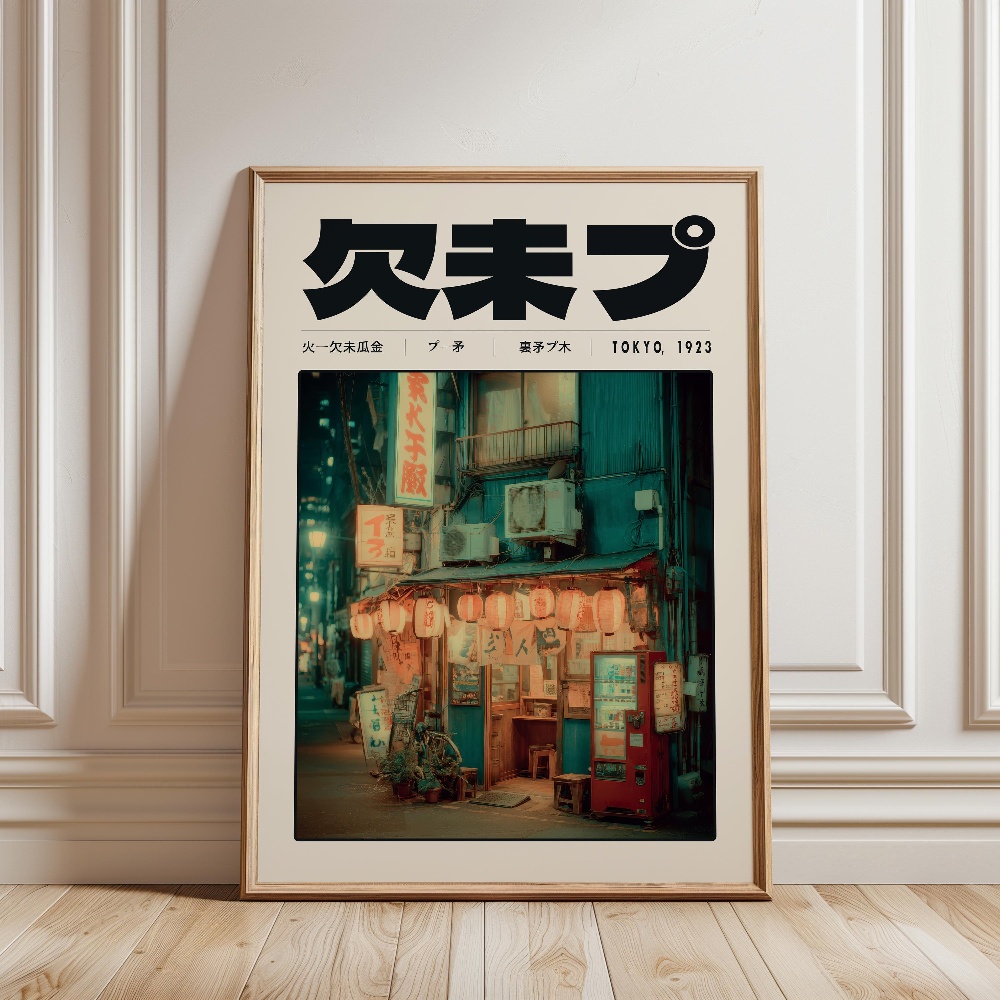 Poster Vaporwave Retro Jepang  - Japanese Tokyo Lifestyle ulasan dan harga