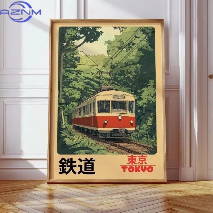 AZNM AZNM Poster Seni Dinding  - Japanese Tokyo Lifestyle ulasan dan harga